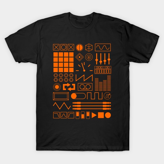 Synth Controls T-Shirt by Atomic Malibu